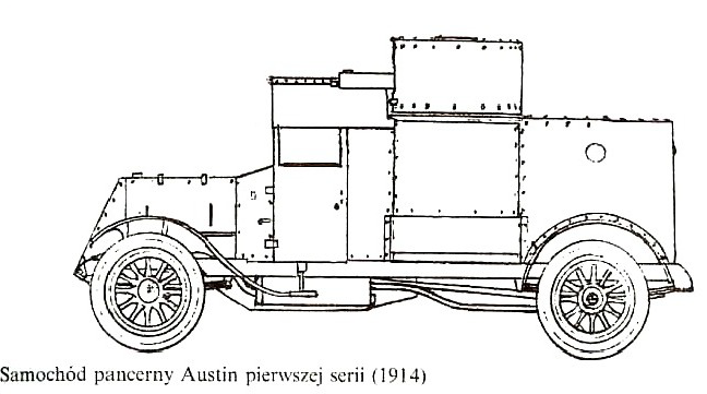 Samochód pancerny Austin pierwszej serii (1914)